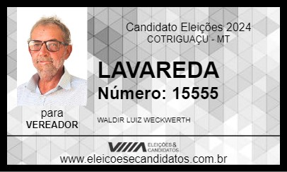 Candidato LAVAREDA 2024 - COTRIGUAÇU - Eleições