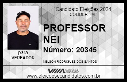 Candidato PROFESSOR NEI 2024 - COLÍDER - Eleições