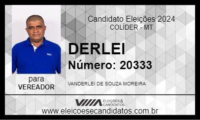 Candidato DERLEI 2024 - COLÍDER - Eleições