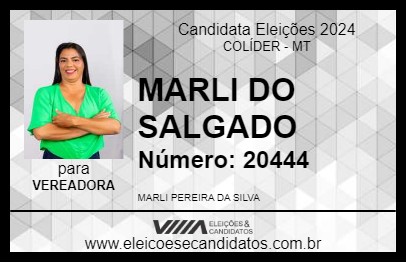 Candidato MARLI DO SALGADO 2024 - COLÍDER - Eleições