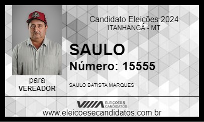 Candidato SAULO 2024 - ITANHANGÁ - Eleições