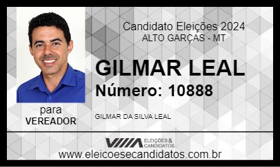 Candidato GILMAR LEAL 2024 - ALTO GARÇAS - Eleições