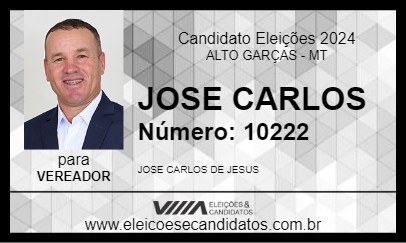 Candidato JOSE CARLOS CHITA 2024 - ALTO GARÇAS - Eleições