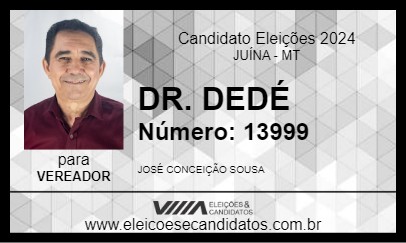 Candidato DR. DEDÉ 2024 - JUÍNA - Eleições