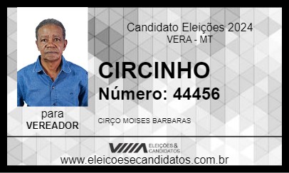 Candidato CIRCINHO 2024 - VERA - Eleições