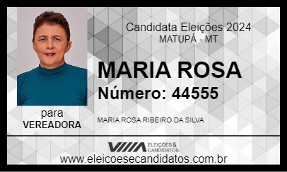 Candidato MARIA ROSA 2024 - MATUPÁ - Eleições