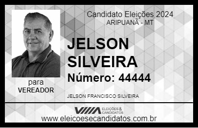 Candidato JELSON SILVEIRA 2024 - ARIPUANÃ - Eleições