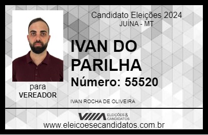 Candidato IVAN DO PARILHA 2024 - JUÍNA - Eleições