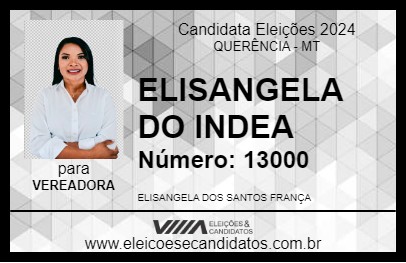 Candidato ELISANGELA FRANÇA 2024 - QUERÊNCIA - Eleições