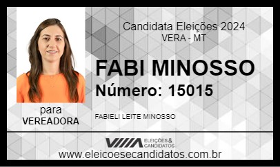 Candidato FABI MINOSSO 2024 - VERA - Eleições