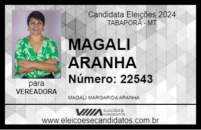 Candidato MAGALI ARANHA 2024 - TABAPORÃ - Eleições