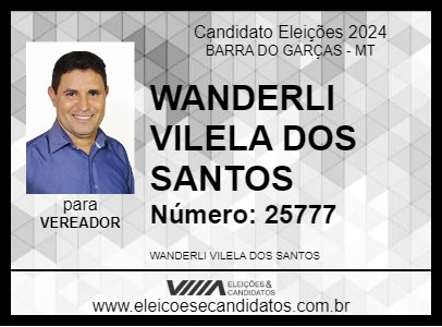 Candidato SECRETA BIKE 2024 - BARRA DO GARÇAS - Eleições