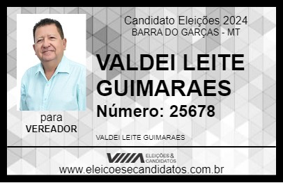 Candidato PEBINHA 2024 - BARRA DO GARÇAS - Eleições