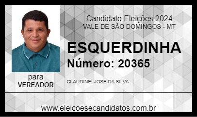 Candidato ESQUERDINHA 2024 - VALE DE SÃO DOMINGOS - Eleições