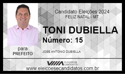 Candidato TONI DUBIELLA 2024 - FELIZ NATAL - Eleições