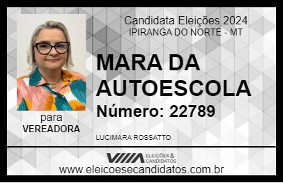 Candidato MARA DA AUTOESCOLA 2024 - IPIRANGA DO NORTE - Eleições