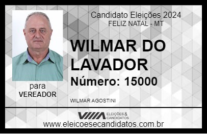 Candidato WILMAR DO LAVADOR 2024 - FELIZ NATAL - Eleições