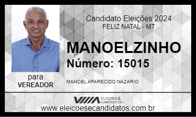 Candidato MANOELZINHO 2024 - FELIZ NATAL - Eleições