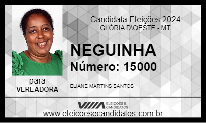 Candidato NEGUINHA 2024 - GLÓRIA D\OESTE - Eleições