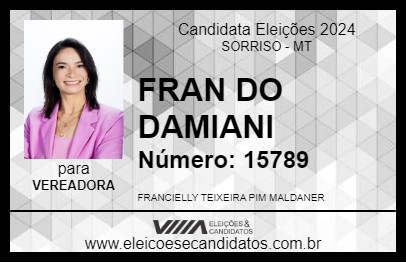 Candidato FRAN MALDANER 2024 - SORRISO - Eleições