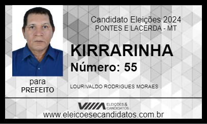 Candidato KIRRARINHA 2024 - PONTES E LACERDA - Eleições