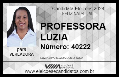 Candidato PROFESSORA LUZIA 2024 - FELIZ NATAL - Eleições