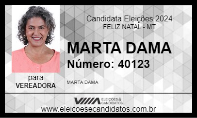 Candidato MARTA DAMA 2024 - FELIZ NATAL - Eleições