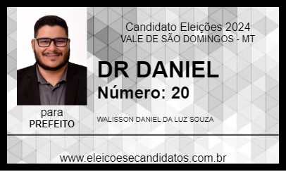 Candidato DR DANIEL 2024 - VALE DE SÃO DOMINGOS - Eleições