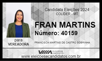 Candidato FRAN MARTINS 2024 - COLÍDER - Eleições