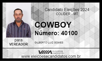 Candidato COWBOY 2024 - COLÍDER - Eleições