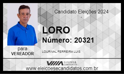 Candidato LORO 2024 - NOVA MUTUM - Eleições