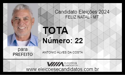 Candidato TOTA 2024 - FELIZ NATAL - Eleições