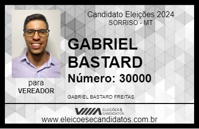 Candidato GABRIEL BASTARD 2024 - SORRISO - Eleições