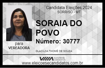 Candidato SORAIA DO POVO 2024 - SORRISO - Eleições