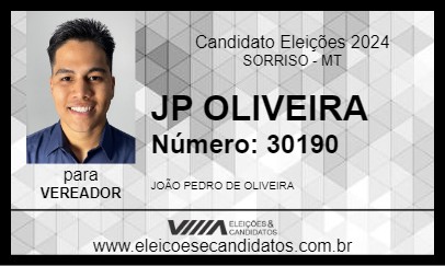 Candidato JP OLIVEIRA 2024 - SORRISO - Eleições