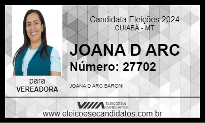 Candidato JOANA D ARC 2024 - CUIABÁ - Eleições