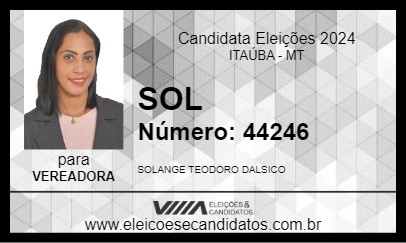 Candidato SOL 2024 - ITAÚBA - Eleições