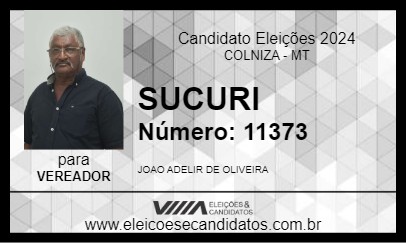 Candidato SUCURI 2024 - COLNIZA - Eleições