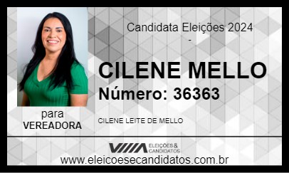 Candidato CILENE MELLO 2024 - SORRISO - Eleições