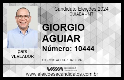 Candidato GIORGIO AGUIAR 2024 - CUIABÁ - Eleições