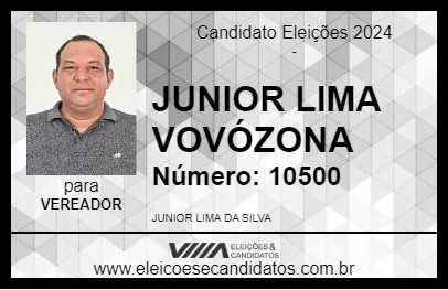 Candidato JUNIOR LIMA VOVÓZONA 2024 - CUIABÁ - Eleições