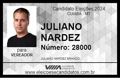 Candidato JULIANO NARDEZ 2024 - CUIABÁ - Eleições