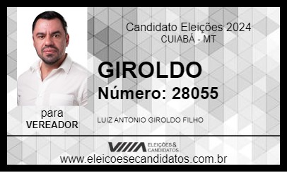 Candidato GIROLDO 2024 - CUIABÁ - Eleições