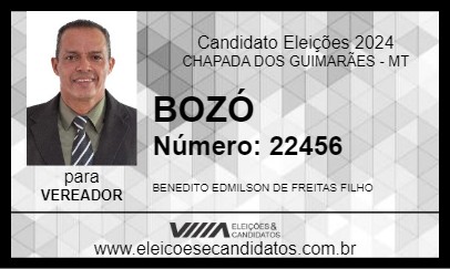 Candidato BOZÓ 2024 - CHAPADA DOS GUIMARÃES - Eleições