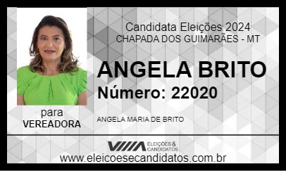 Candidato ANGELA BRITO 2024 - CHAPADA DOS GUIMARÃES - Eleições