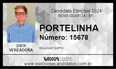 Candidato PORTELINHA 2024 - NOVA GUARITA - Eleições