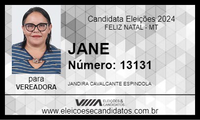 Candidato JANE 2024 - FELIZ NATAL - Eleições