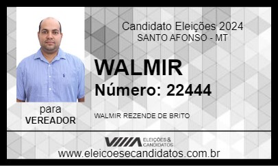 Candidato WALMIR 2024 - SANTO AFONSO - Eleições