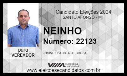 Candidato NEINHO 2024 - SANTO AFONSO - Eleições