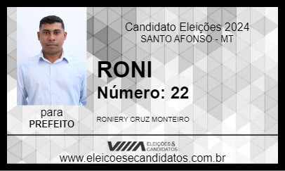 Candidato RONI 2024 - SANTO AFONSO - Eleições